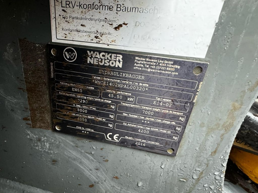 Riteņu ekskavators Wacker EW65, 3 Schaufeln, Schnellwechsler: foto 9