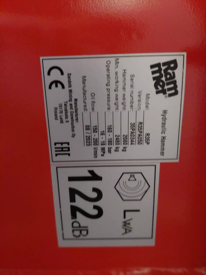 2023 Rammer R35P - Hidrauliskais āmurs: foto 3 2023 Rammer R35P - Hidrauliskais āmurs: foto 3