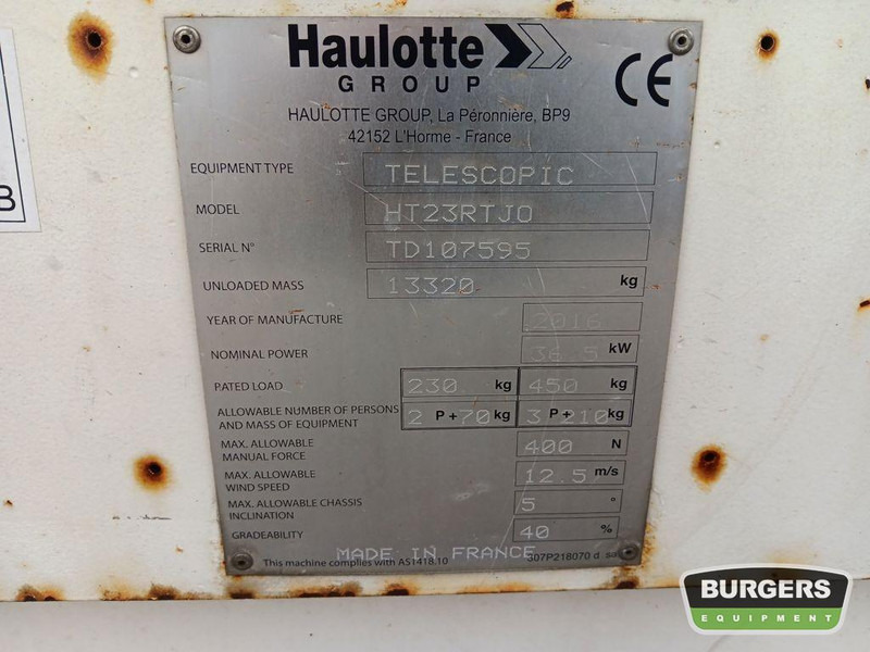 Haulotte HT23RTJO līzingu Haulotte HT23RTJO: foto 16 Haulotte HT23RTJO līzingu Haulotte HT23RTJO: foto 16