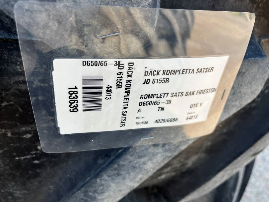 Firestone 650/65R38 till John Deere 6155 R - Riepa - Lauksaimniecības tehnika: foto 2 Firestone 650/65R38 till John Deere 6155 R - Riepa - Lauksaimniecības tehnika: foto 2