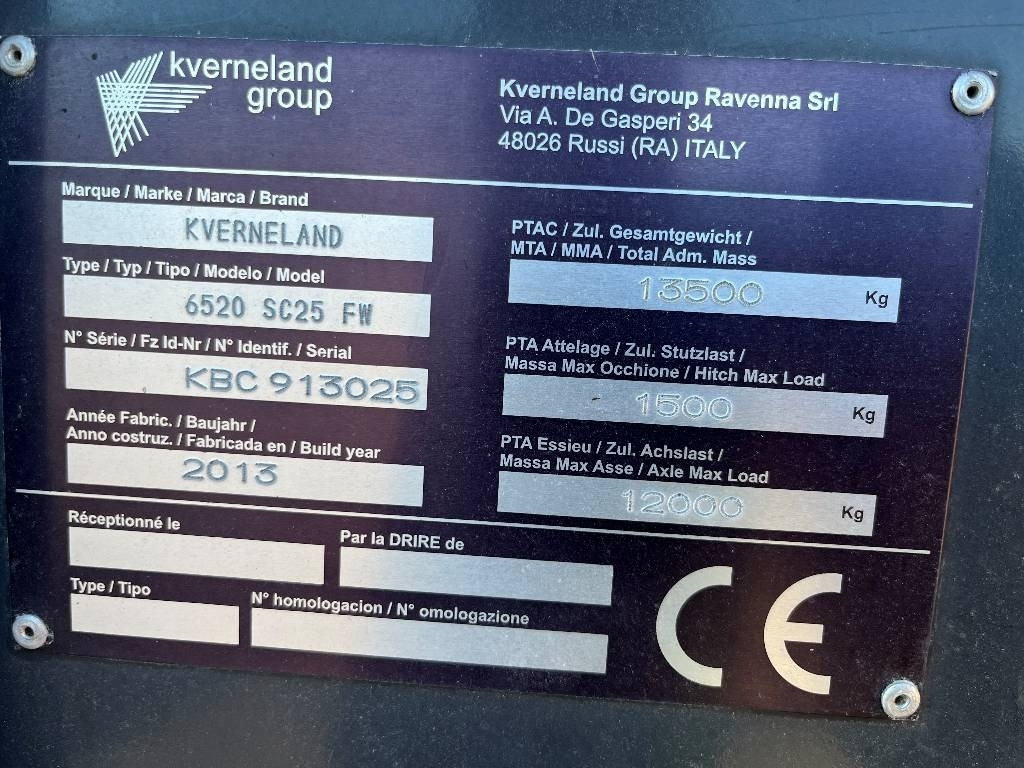 Kverneland 6520 SC25 FW Dismantled. Only spare parts - Rituļu prese: foto 3 Kverneland 6520 SC25 FW Dismantled. Only spare parts - Rituļu prese: foto 3