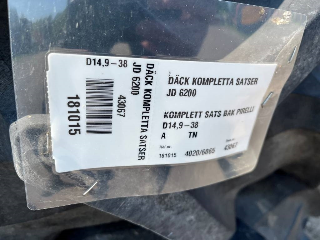 Pirelli 14,9R38 till John Deere - Riepa - Lauksaimniecības tehnika: foto 2 Pirelli 14,9R38 till John Deere - Riepa - Lauksaimniecības tehnika: foto 2