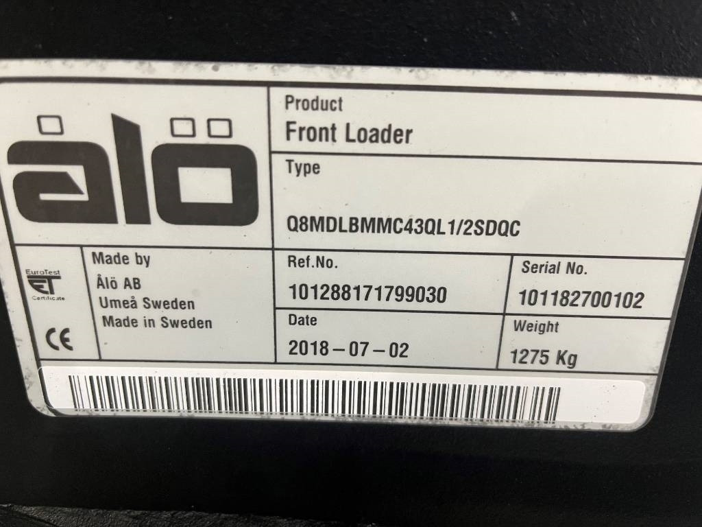 Reservdelar / Parts till Ålö Quicke Q8 - Frontālais iekrāvējs: foto 3 Reservdelar / Parts till Ålö Quicke Q8 - Frontālais iekrāvējs: foto 3