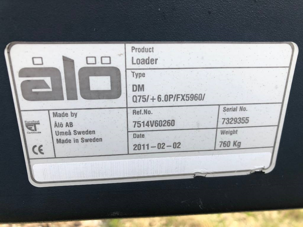 Reservdelar / Parts till Ålö / Trima Q75 Quicke - Frontālais iekrāvējs: foto 3 Reservdelar / Parts till Ålö / Trima Q75 Quicke - Frontālais iekrāvējs: foto 3