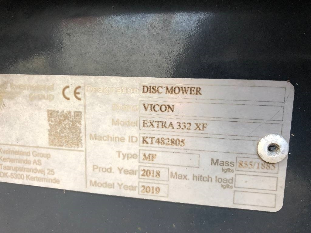 Vicon Extra 332 XF Dismantled: only parts - Pļāvējs: foto 3 Vicon Extra 332 XF Dismantled: only parts - Pļāvējs: foto 3