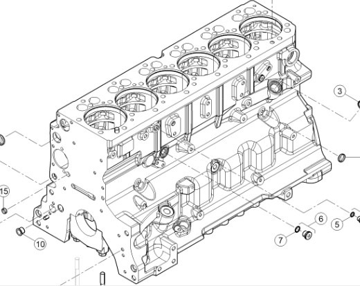CLAAS Arion 610 660 Blok Silnika CZĘŚCI - Cilindru bloks - Lauksaimniecības tehnika: foto 1 CLAAS Arion 610 660 Blok Silnika CZĘŚCI - Cilindru bloks - Lauksaimniecības tehnika: foto 1