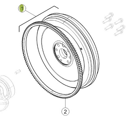 CLAAS Arion 610 660 Koło Zamachowe Silnika Wieniec Zębaty 0011615300 7700045315 - Spararats - Lauksaimniecības tehnika: foto 1 CLAAS Arion 610 660 Koło Zamachowe Silnika Wieniec Zębaty 0011615300 7700045315 - Spararats - Lauksaimniecības tehnika: foto 1