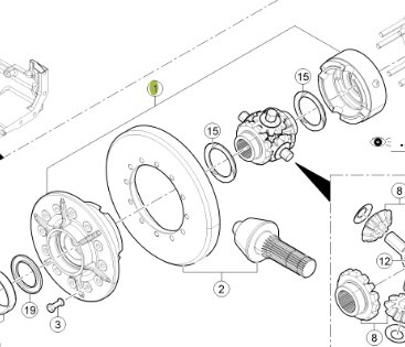 CLAAS Arion 610 660 Mechanizm Różnicowy Tylnego Napędu 0011486810 00 1148 681 0 - Transmisija - Lauksaimniecības tehnika: foto 1 CLAAS Arion 610 660 Mechanizm Różnicowy Tylnego Napędu 0011486810 00 1148 681 0 - Transmisija - Lauksaimniecības tehnika: foto 1