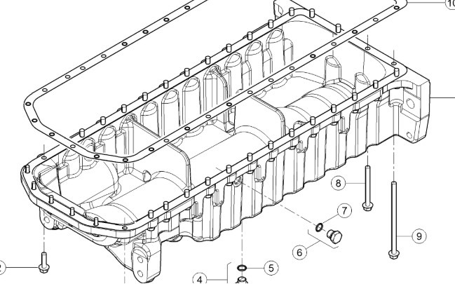 CLAAS Arion 610 660 Miska Olejowa Silnika CZĘŚCI 0011700380 00 1170 038 0 - Eļļas panna - Lauksaimniecības tehnika: foto 1 CLAAS Arion 610 660 Miska Olejowa Silnika CZĘŚCI 0011700380 00 1170 038 0 - Eļļas panna - Lauksaimniecības tehnika: foto 1