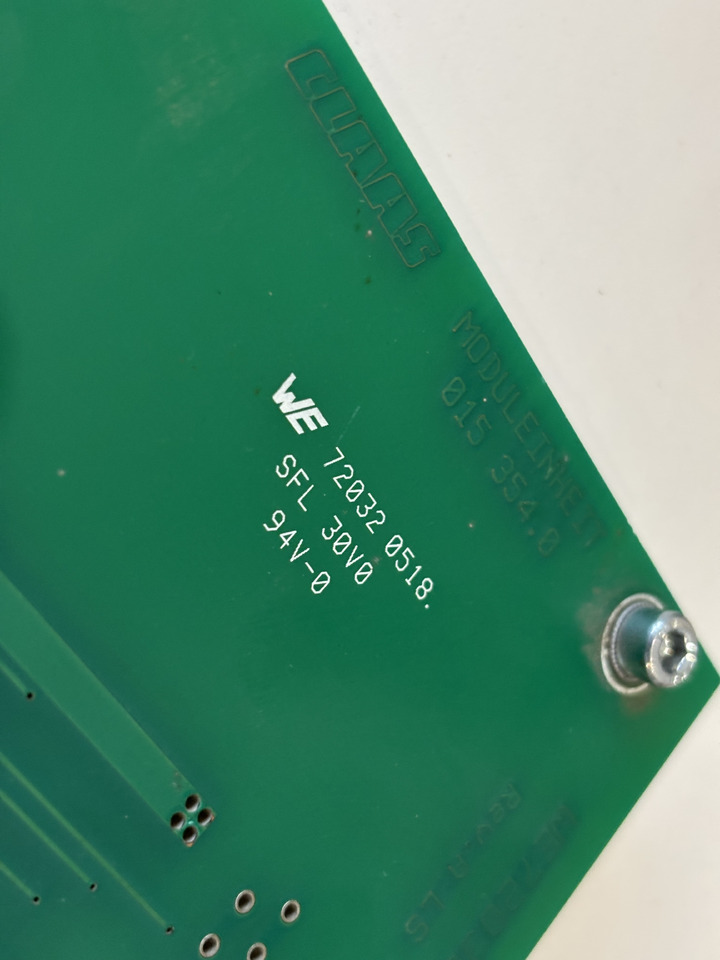 Claas 2 Lexion Płytka Bezpieczników Styków Modułów 000015354 0000148041 00 0015 354 0 00 0014 804 1 - Drošinātājs - Lauksaimniecības tehnika: foto 5 Claas 2 Lexion Płytka Bezpieczników Styków Modułów 000015354 0000148041 00 0015 354 0 00 0014 804 1 - Drošinātājs - Lauksaimniecības tehnika: foto 5