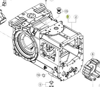 Claas Axion 870 Obudowa Tylnego Mostu 0011430140 0011430190 - Asis un rezerves daļas - Lauksaimniecības tehnika: foto 1 Claas Axion 870 Obudowa Tylnego Mostu 0011430140 0011430190 - Asis un rezerves daļas - Lauksaimniecības tehnika: foto 1