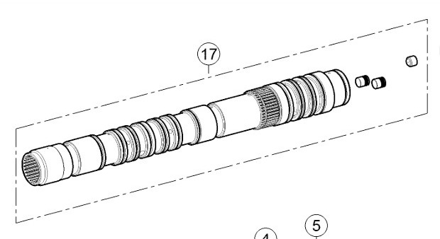 Claas Axion 870 Wałek Przekładni 0011657930 00 1165 793 0 - Pārnesumkārba un rezerves daļas - Lauksaimniecības tehnika: foto 1 Claas Axion 870 Wałek Przekładni 0011657930 00 1165 793 0 - Pārnesumkārba un rezerves daļas - Lauksaimniecības tehnika: foto 1
