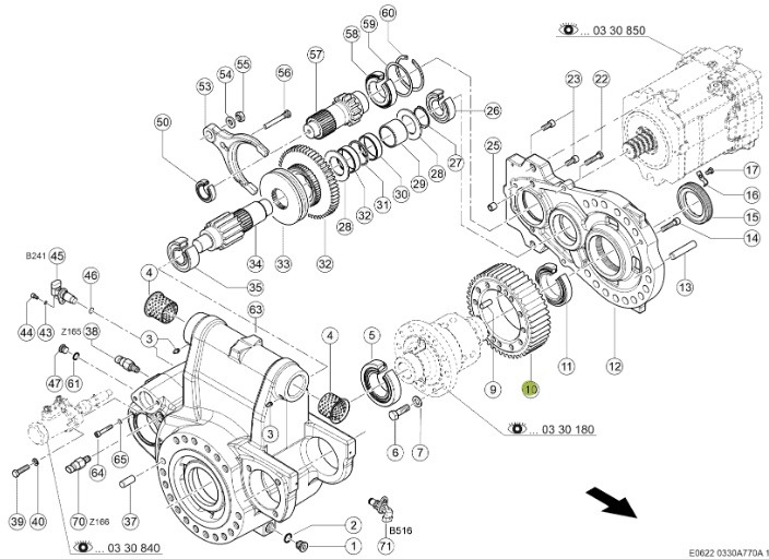 Claas Jaguar 970 - tylna oś napędowa - przekładnia 0015048810 - Aizmugurējā ass - Lauksaimniecības tehnika: foto 1 Claas Jaguar 970 - tylna oś napędowa - przekładnia 0015048810 - Aizmugurējā ass - Lauksaimniecības tehnika: foto 1
