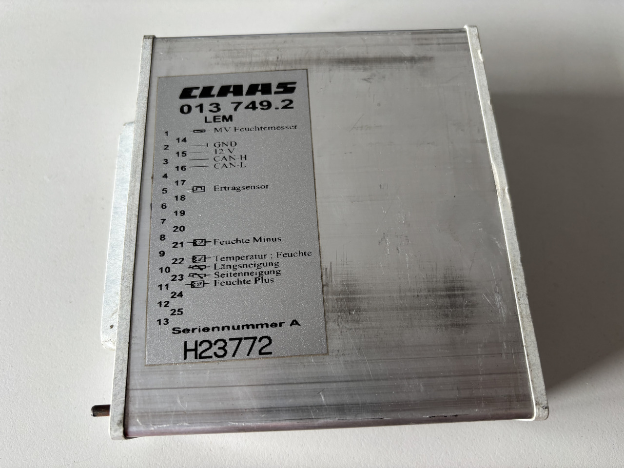 Claas LEXION 410 430 440 480 Moduł Sterownik 0137492 00 0013 749 2 00 0013 844 0 - Elektroniskais vadības bloks (ECU) - Labības kombains: foto 1 Claas LEXION 410 430 440 480 Moduł Sterownik 0137492 00 0013 749 2 00 0013 844 0 - Elektroniskais vadības bloks (ECU) - Labības kombains: foto 1