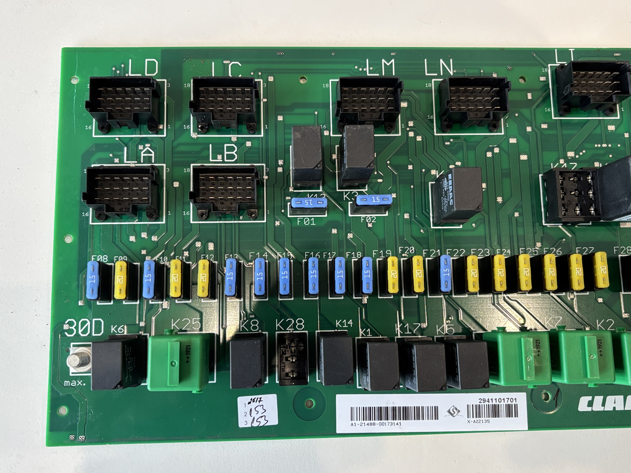 Claas Lexion 620 630 640 670 740 760 780 Centrala Elektryczna 0000173141 00 0017 314 1 NOWA - Elektroniskais vadības bloks (ECU) - Lauksaimniecības tehnika: foto 3 Claas Lexion 620 630 640 670 740 760 780 Centrala Elektryczna 0000173141 00 0017 314 1 NOWA - Elektroniskais vadības bloks (ECU) - Lauksaimniecības tehnika: foto 3