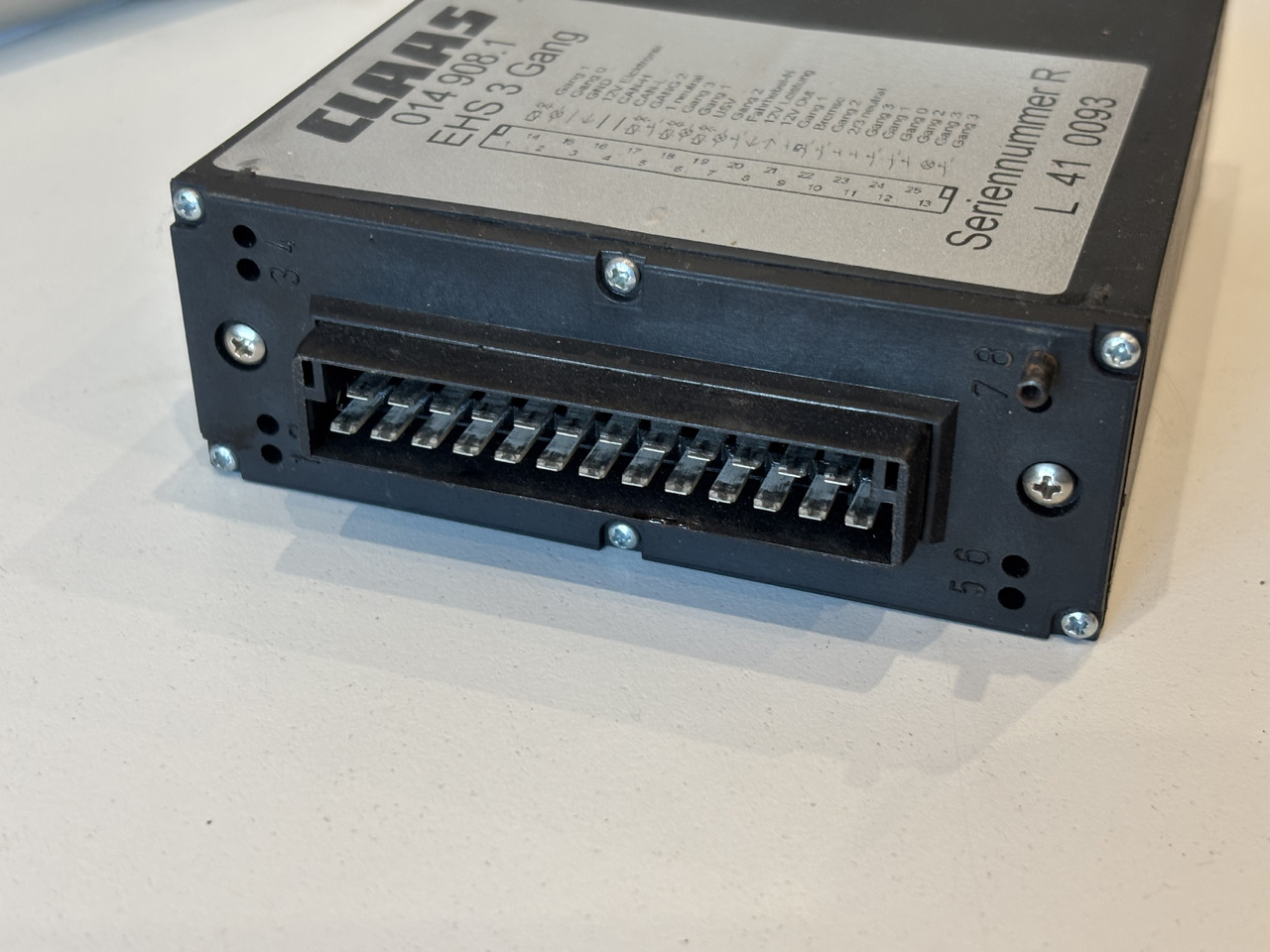 Claas Lexion Moduł Sterownik EHS 3 Gang 014 908.1 0149081 014908.1 - Elektroniskais vadības bloks (ECU) - Lauksaimniecības tehnika: foto 3 Claas Lexion Moduł Sterownik EHS 3 Gang 014 908.1 0149081 014908.1 - Elektroniskais vadības bloks (ECU) - Lauksaimniecības tehnika: foto 3