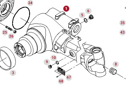 Fendt 414 415 512 513 712 712 S4 Wspornik Osi Obudowa Mostu Obudowa F416300020020 F712301020170 - Asis un rezerves daļas - Lauksaimniecības tehnika: foto 1 Fendt 414 415 512 513 712 712 S4 Wspornik Osi Obudowa Mostu Obudowa F416300020020 F712301020170 - Asis un rezerves daļas - Lauksaimniecības tehnika: foto 1