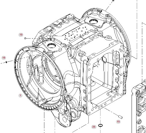 Fendt 924 Vario SCR Obudowa Osi Tylnej 0046945000012 1030112000000 - Asis un rezerves daļas - Lauksaimniecības tehnika: foto 1 Fendt 924 Vario SCR Obudowa Osi Tylnej 0046945000012 1030112000000 - Asis un rezerves daļas - Lauksaimniecības tehnika: foto 1