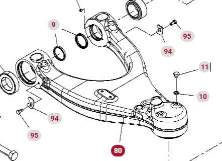 Fendt 930 933 936 939 942 GEN 7 Wahacz Górny Lewy CZĘŚCI H218PF050049A - Tērauda piekare - Lauksaimniecības tehnika: foto 1 Fendt 930 933 936 939 942 GEN 7 Wahacz Górny Lewy CZĘŚCI H218PF050049A - Tērauda piekare - Lauksaimniecības tehnika: foto 1