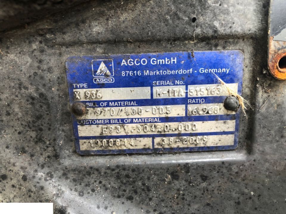 Fendt 936 - Dyferencjał - Diferenciālis - Lauksaimniecības tehnika: foto 1 Fendt 936 - Dyferencjał - Diferenciālis - Lauksaimniecības tehnika: foto 1