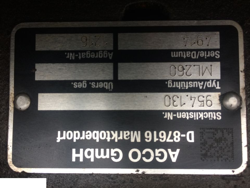 Fendt 939 - Skrzynia Vario ML 260 ~ 2014 rok - Pārnesumkārba - Lauksaimniecības tehnika: foto 3 Fendt 939 - Skrzynia Vario ML 260 ~ 2014 rok - Pārnesumkārba - Lauksaimniecības tehnika: foto 3