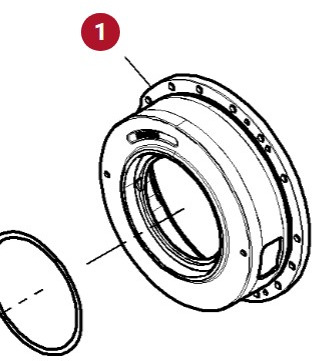 Fendt Vario 1038 1042 1046 1050 GEN 3 Pokrywa Łożyska Przedniej Osi F530300190010 - Priekšējā ass - Lauksaimniecības tehnika: foto 1 Fendt Vario 1038 1042 1046 1050 GEN 3 Pokrywa Łożyska Przedniej Osi F530300190010 - Priekšējā ass - Lauksaimniecības tehnika: foto 1