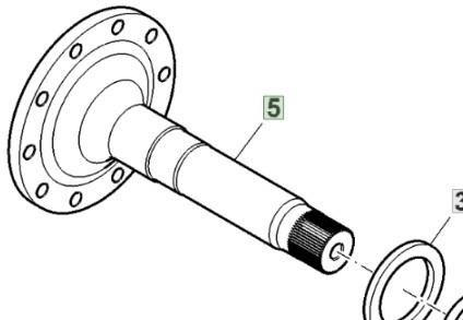John Deere 6195R Wał Koła Tylni Tylnej Osi R293693 - Aizmugurējā ass - Lauksaimniecības tehnika: foto 1 John Deere 6195R Wał Koła Tylni Tylnej Osi R293693 - Aizmugurējā ass - Lauksaimniecības tehnika: foto 1