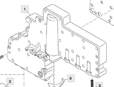 John Deere 7830 Obudowa zaworu sterującego skrzynią biegów R248584 - Pārnesumkārba un rezerves daļas - Lauksaimniecības tehnika: foto 1 John Deere 7830 Obudowa zaworu sterującego skrzynią biegów R248584 - Pārnesumkārba un rezerves daļas - Lauksaimniecības tehnika: foto 1