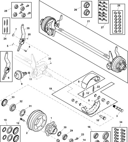 John Deere 960 - Dżwignia DC219671 (Hamulce) - Bremžu daļas - Rituļu prese: foto 1 John Deere 960 - Dżwignia DC219671 (Hamulce) - Bremžu daļas - Rituļu prese: foto 1
