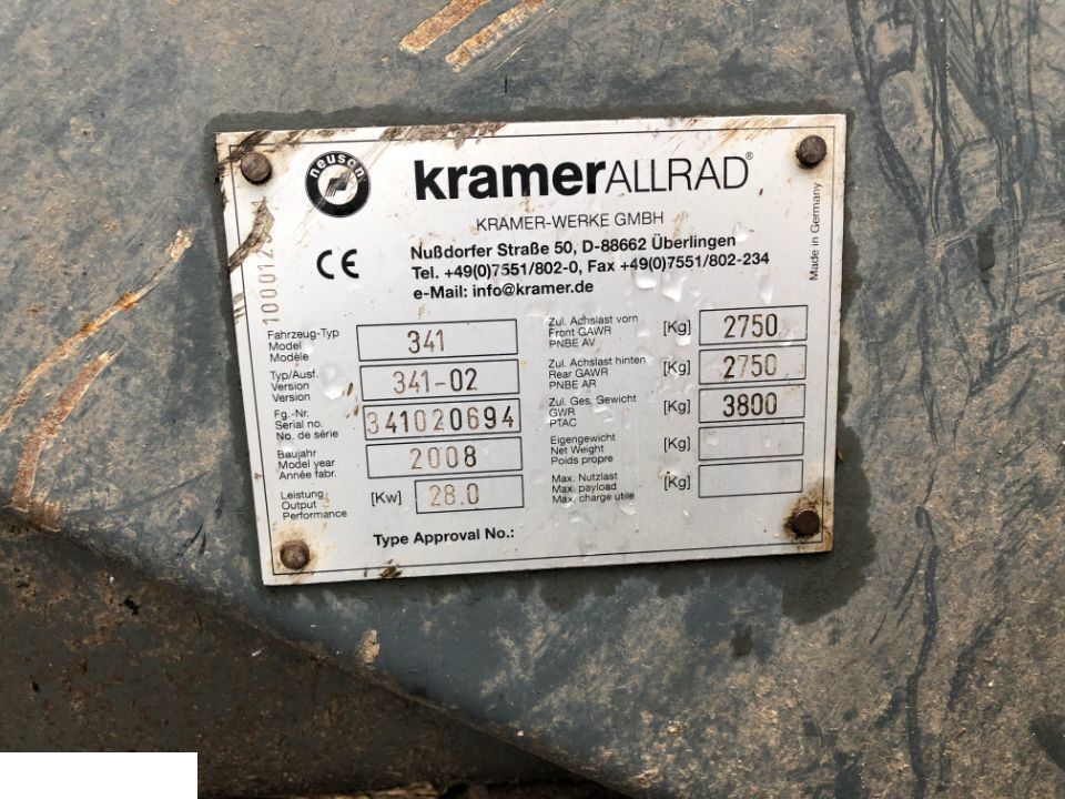 Kramer Allrad 280 341-02 Radlader - Części - Zwolnica - Sānpārvads - Celtniecības tehnika: foto 3 Kramer Allrad 280 341-02 Radlader - Części - Zwolnica - Sānpārvads - Celtniecības tehnika: foto 3