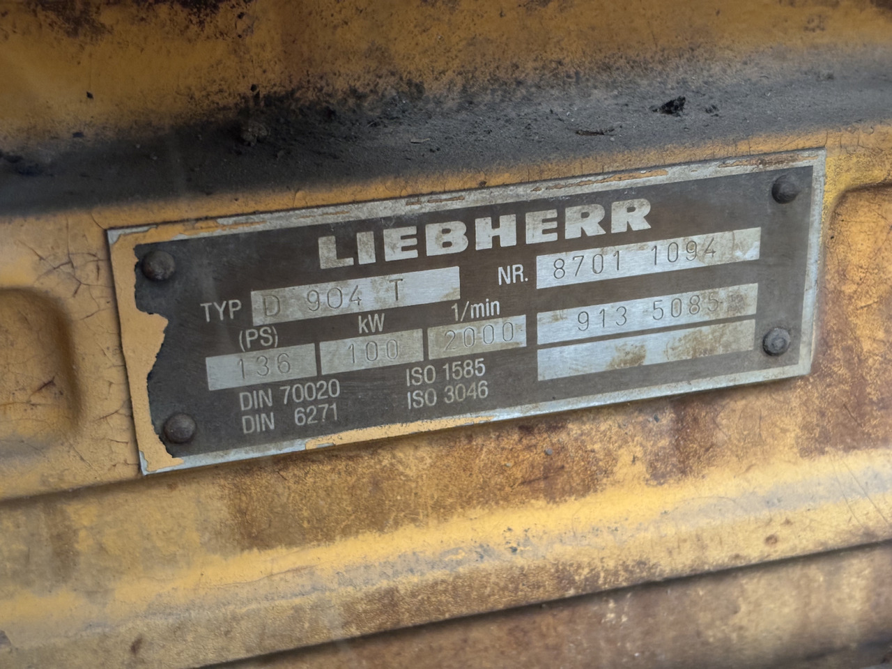 Liebherr D904T D 904 T Silnik Kompletny Blok Koło Zamachowe Wał Korbowy Pokrywa Miska CZĘŚCI - Spararats - Lauksaimniecības tehnika: foto 1 Liebherr D904T D 904 T Silnik Kompletny Blok Koło Zamachowe Wał Korbowy Pokrywa Miska CZĘŚCI - Spararats - Lauksaimniecības tehnika: foto 1