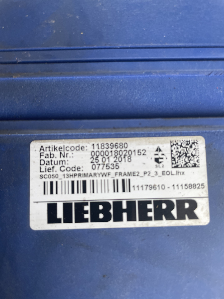 Liebherr - steronik moduł 11839680 - Elektroniskais vadības bloks (ECU) - Celtniecības tehnika: foto 2 Liebherr - steronik moduł 11839680 - Elektroniskais vadības bloks (ECU) - Celtniecības tehnika: foto 2