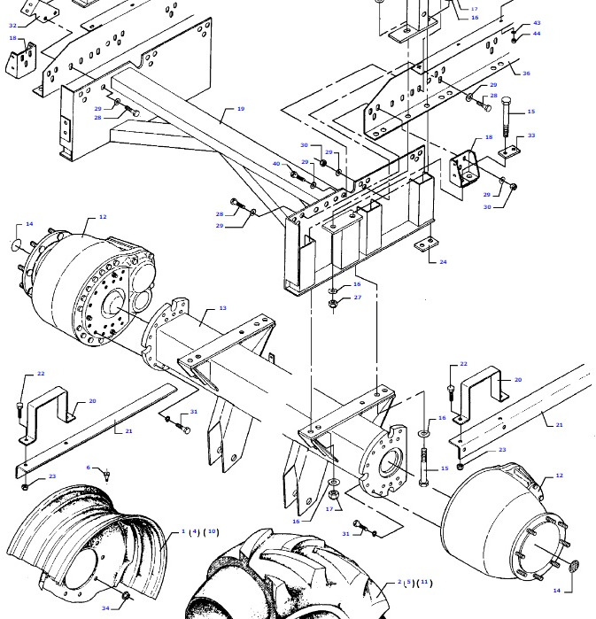 Massey Fergusson MF 30 - oś przednia zwolnica D46147300 - Sānpārvads - Lauksaimniecības tehnika: foto 2 Massey Fergusson MF 30 - oś przednia zwolnica D46147300 - Sānpārvads - Lauksaimniecības tehnika: foto 2