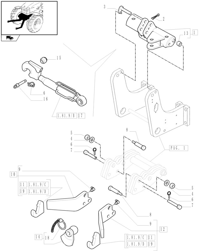 New Holland T6010 Hak 5176621 - Rāmis/ Šasija - Traktors: foto 1 New Holland T6010 Hak 5176621 - Rāmis/ Šasija - Traktors: foto 1
