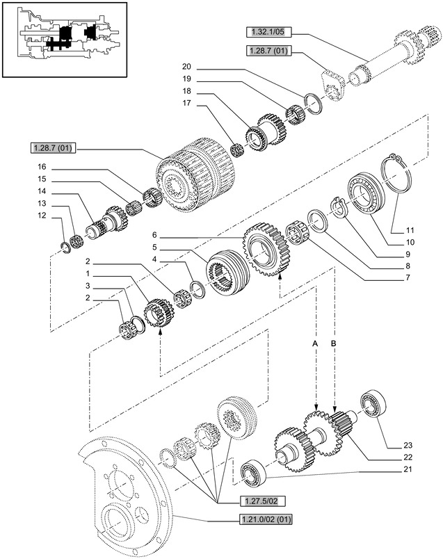 New Holland T6010 Koło zębate 37t, 38t 47126622 - Transmisija - Traktors: foto 1 New Holland T6010 Koło zębate 37t, 38t 47126622 - Transmisija - Traktors: foto 1
