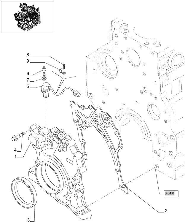 New Holland T6010 Pompa oleju silnikow 2830913 - Eļļas sūknis - Lauksaimniecības tehnika: foto 1 New Holland T6010 Pompa oleju silnikow 2830913 - Eļļas sūknis - Lauksaimniecības tehnika: foto 1