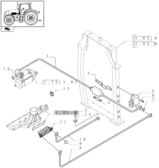 New Holland T6010 T6070 Przekażnik 12v, high current 82022813 - Relejs - Lauksaimniecības tehnika: foto 1 New Holland T6010 T6070 Przekażnik 12v, high current 82022813 - Relejs - Lauksaimniecības tehnika: foto 1