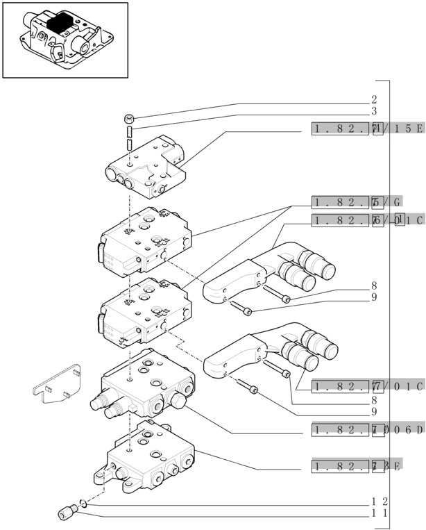 New Holland T6010 T6070 Sekcja zaworu hydr 84230200 - Hidrauliskais vārsts - Lauksaimniecības tehnika: foto 1 New Holland T6010 T6070 Sekcja zaworu hydr 84230200 - Hidrauliskais vārsts - Lauksaimniecības tehnika: foto 1