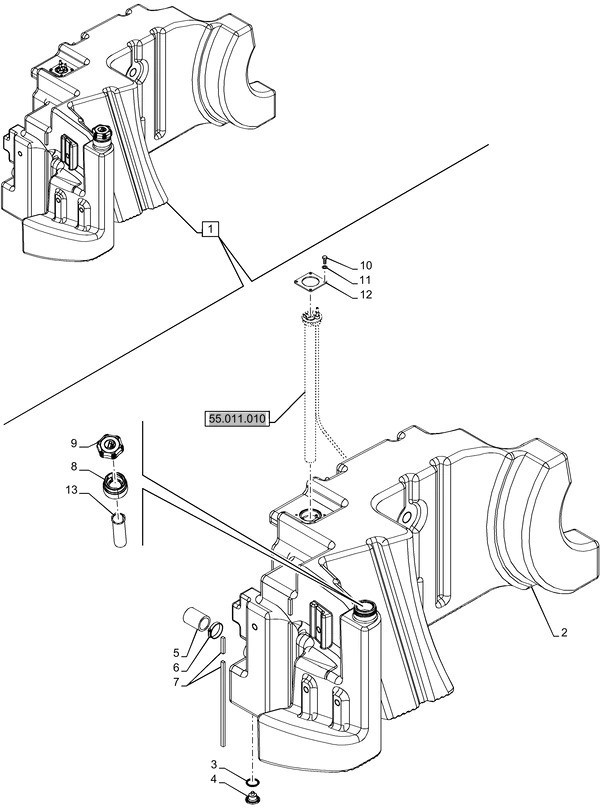 New Holland T6070 Zbiornik paliwa 48173124 - Degvielas tvertne - Lauksaimniecības tehnika: foto 1 New Holland T6070 Zbiornik paliwa 48173124 - Degvielas tvertne - Lauksaimniecības tehnika: foto 1