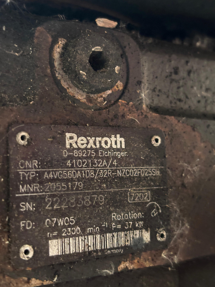 Rexroth 4102132A Pompa Hydrauliczna 4102132A/4, 4117935A/3 A4VG56DA1D8 - Hidrauliskais sūknis - Lauksaimniecības tehnika: foto 3 Rexroth 4102132A Pompa Hydrauliczna 4102132A/4, 4117935A/3 A4VG56DA1D8 - Hidrauliskais sūknis - Lauksaimniecības tehnika: foto 3