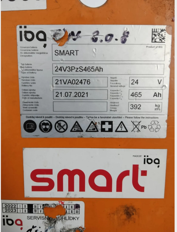 IBA Battery 24V 465Ah - Akumulators - Iekraušanas tehnika: foto 2 IBA Battery 24V 465Ah - Akumulators - Iekraušanas tehnika: foto 2