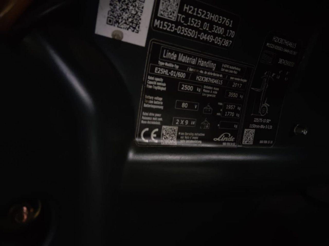 Linde E25HL-01/600 - Elektroiekrāvējs: foto 2 Linde E25HL-01/600 - Elektroiekrāvējs: foto 2