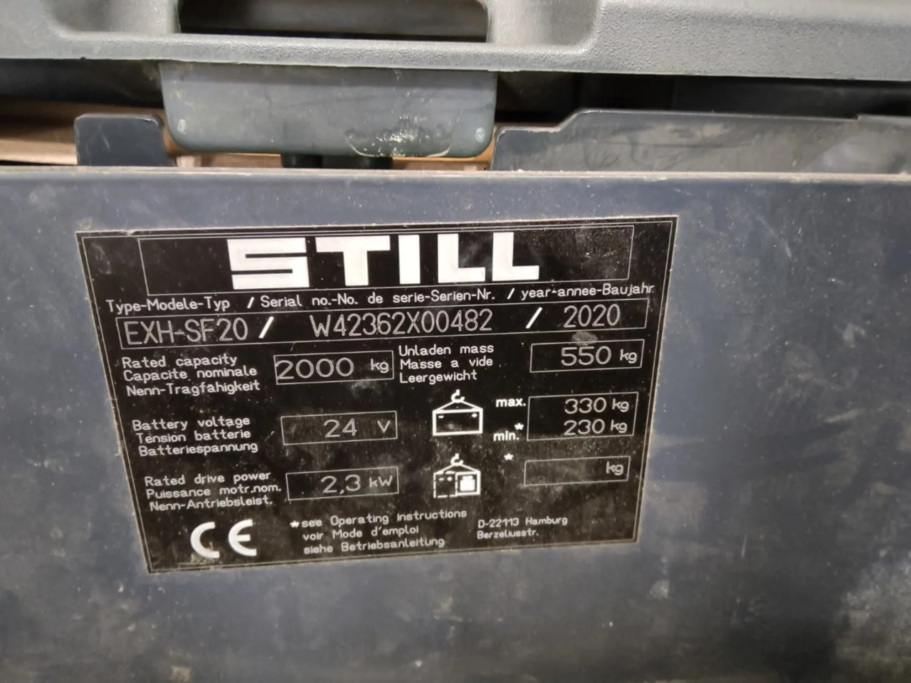 STILL EXH-SF20 - Rokas palešu ratiņi: foto 5 STILL EXH-SF20 - Rokas palešu ratiņi: foto 5