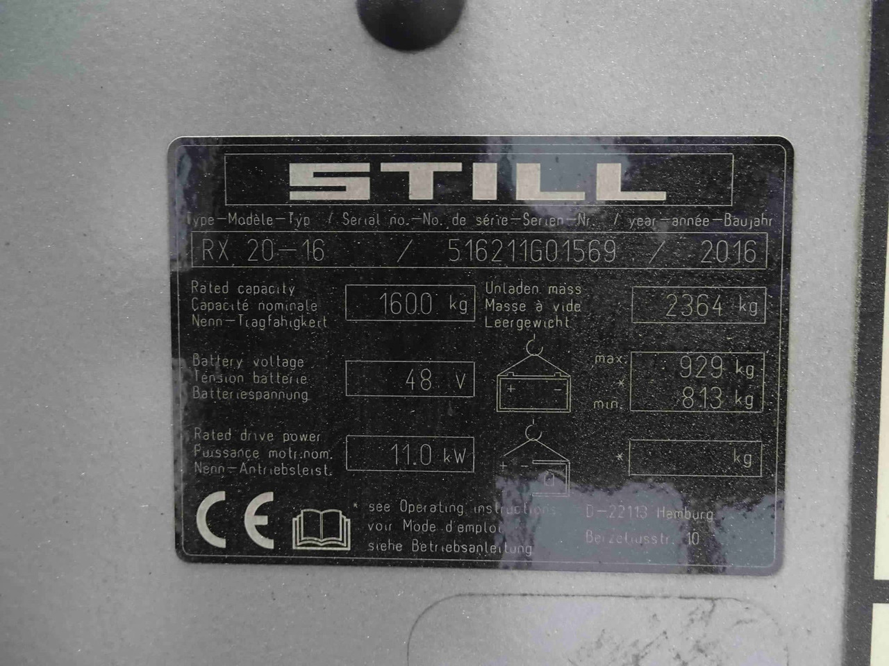 STILL RX20-16 - Elektroiekrāvējs: foto 2 STILL RX20-16 - Elektroiekrāvējs: foto 2