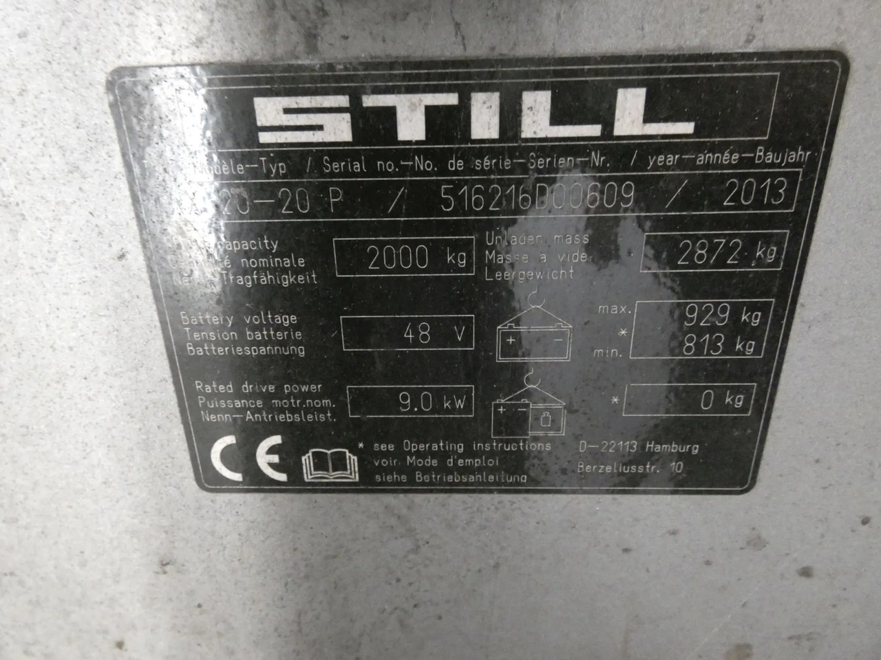 STILL RX20-20P - Elektroiekrāvējs: foto 5 STILL RX20-20P - Elektroiekrāvējs: foto 5