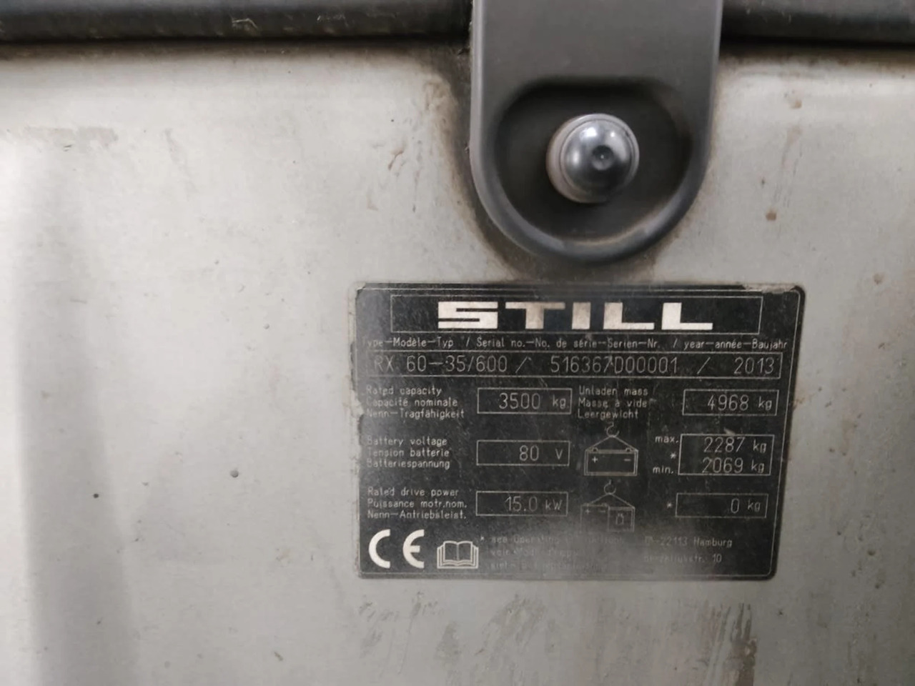 STILL RX60-35/600 - Elektroiekrāvējs: foto 5 STILL RX60-35/600 - Elektroiekrāvējs: foto 5