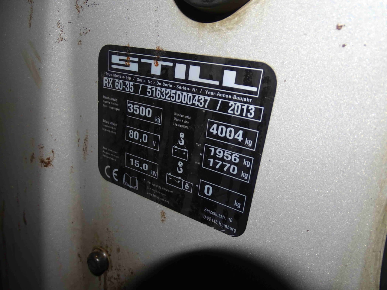 STILL RX60-35 - Elektroiekrāvējs: foto 5 STILL RX60-35 - Elektroiekrāvējs: foto 5