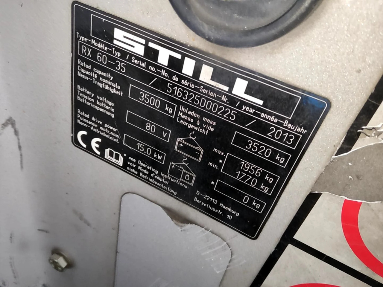 STILL RX60-35 - Elektroiekrāvējs: foto 5 STILL RX60-35 - Elektroiekrāvējs: foto 5