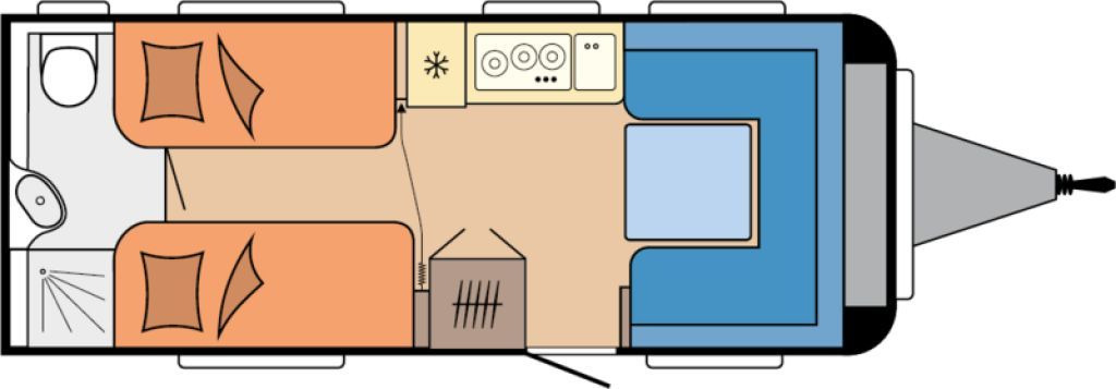 Hobby Excellent Edition 540 WLU 2026 2000kg., - Dzīvojamais treileris: foto 2 Hobby Excellent Edition 540 WLU 2026 2000kg., - Dzīvojamais treileris: foto 2