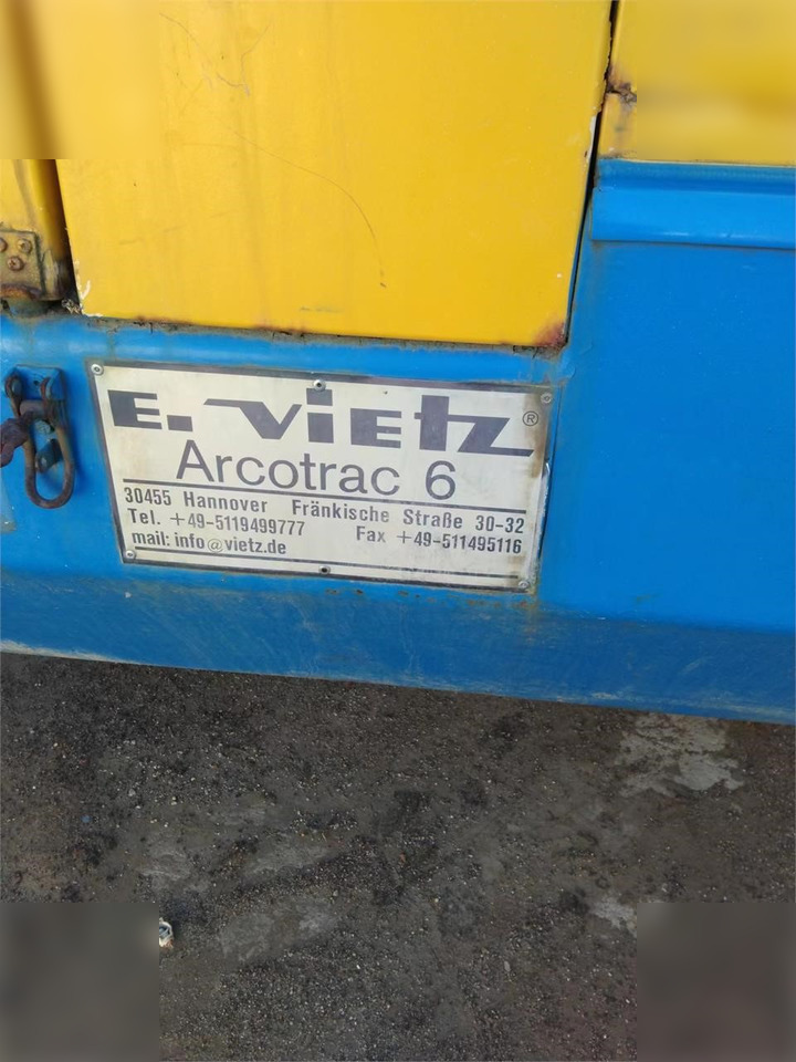 2001 VIETZ ARCOTRAC 6 - Cauruļu licējs: foto 2 2001 VIETZ ARCOTRAC 6 - Cauruļu licējs: foto 2